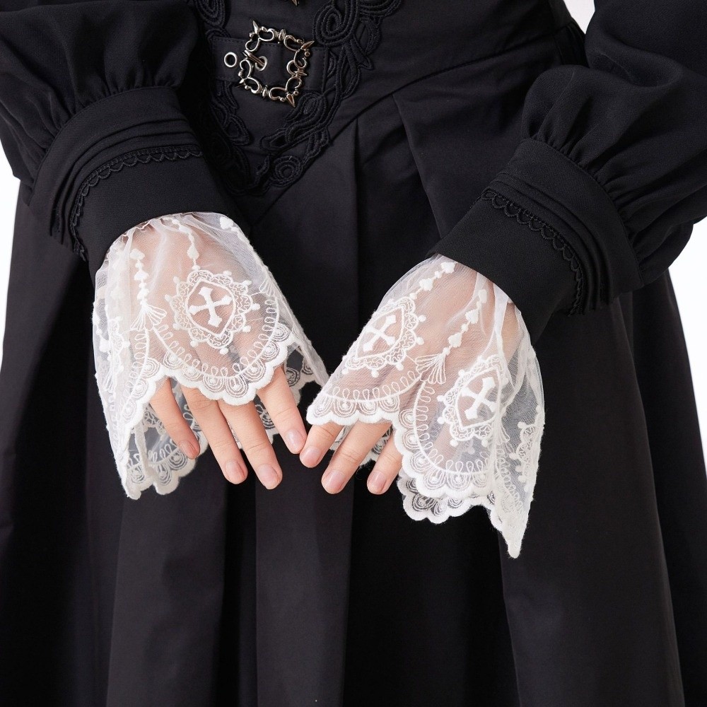 Victorian Style Lace Jabot Col - Women'S Victorian Accessories incelemesi ve fiyatı